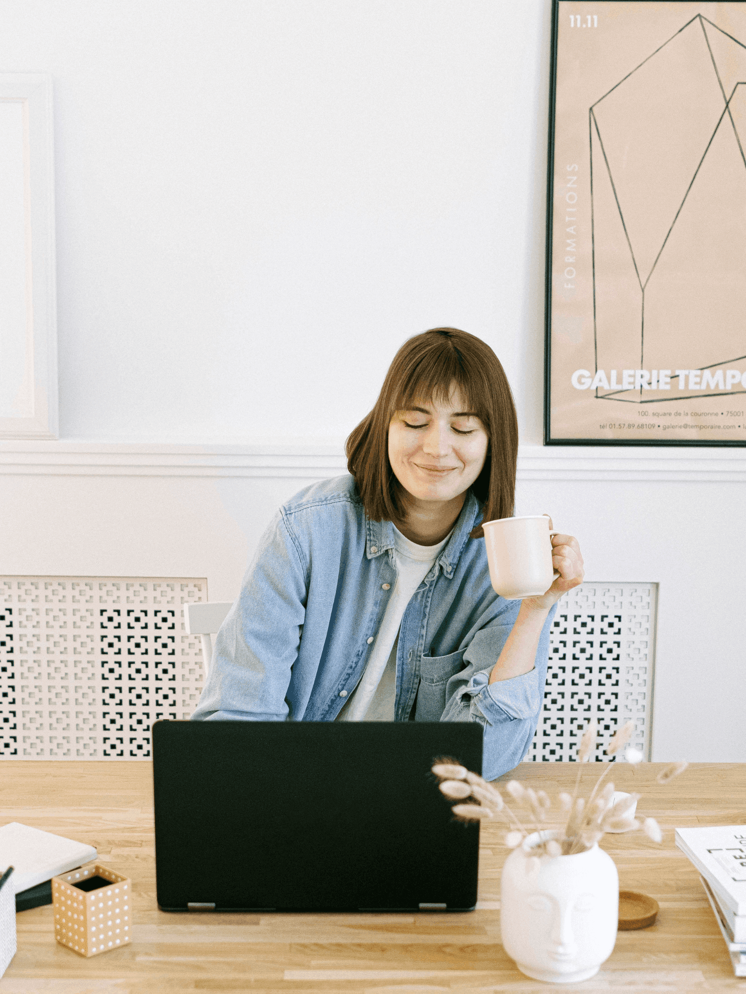 Freelancer working